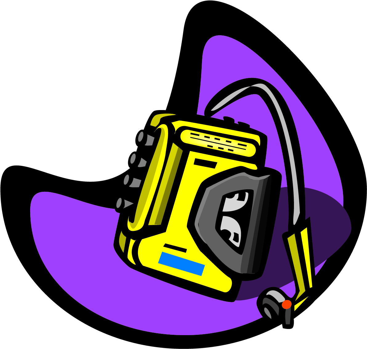 Walkman Cassette Player In Yellow - Walkman Cassette Player In Yellow (1200x1142)