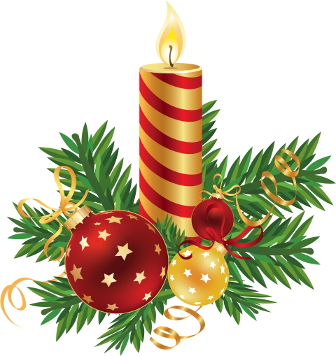 Download Christmas Candle Clipart Png Photo - Download Christmas Candle Clipart Png Photo (480x509)