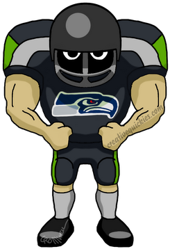 Seahawks Seattle Seahawks Png Seahawks Cartoon Helmet - Seahawks Seattle Seahawks Png Seahawks Cartoon Helmet (320x400)