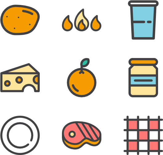 Picnic And Bbq Icons - Picnic And Bbq Icons (600x564)