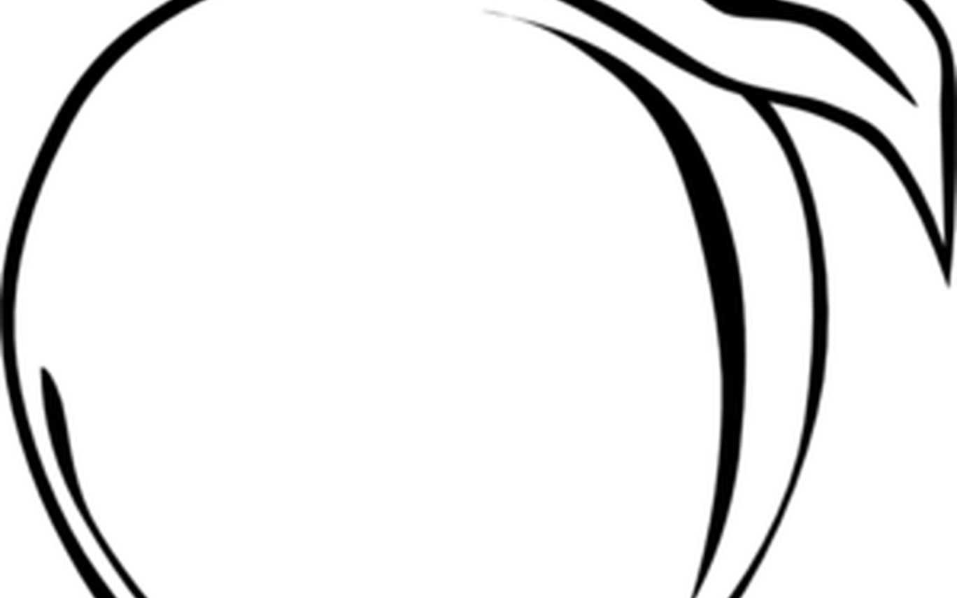Peach Clipart Black And White Clipart Panda Free - Peach Clipart Black And White Clipart Panda Free (1368x855)