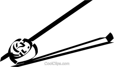 Chopsticks With Food Royalty Free Vector Clip Art Illustration - Chopsticks With Food Royalty Free Vector Clip Art Illustration (480x284)