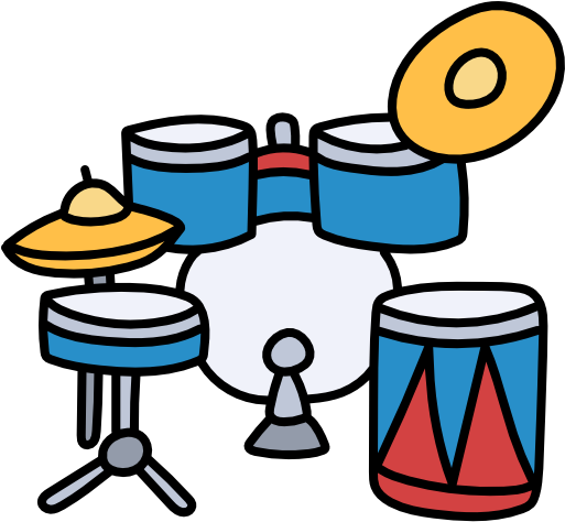 Drums Free Icon - Drums Free Icon (512x512)