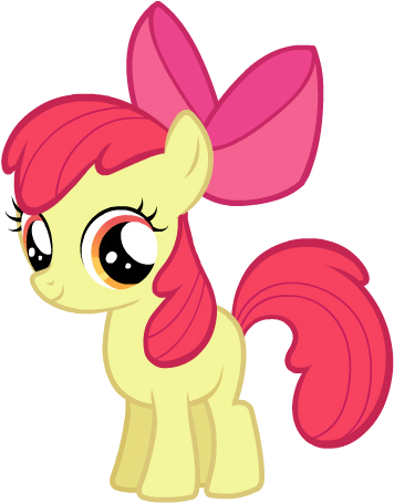All My Little Fillies Apple Bloom - All My Little Fillies Apple Bloom (389x464)