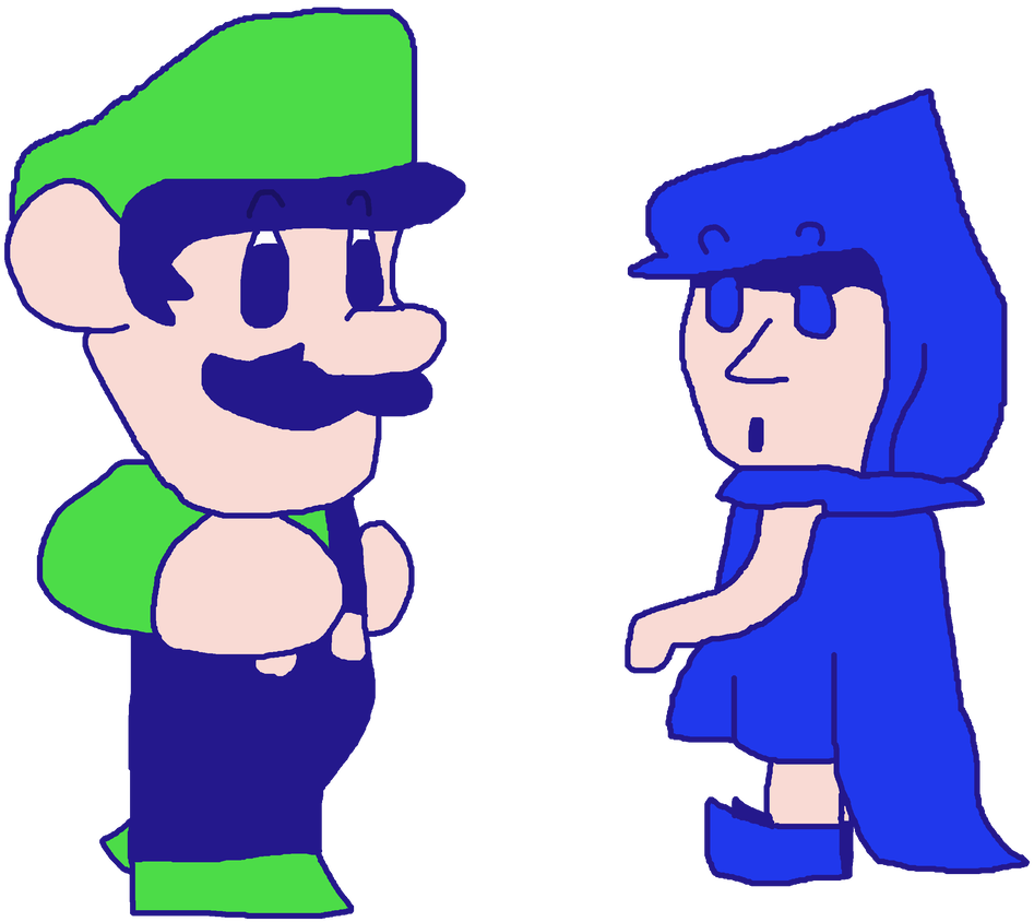 Luigi Meets Mama By Supergarfieldbros - Luigi Meets Mama By Supergarfieldbros (947x844)