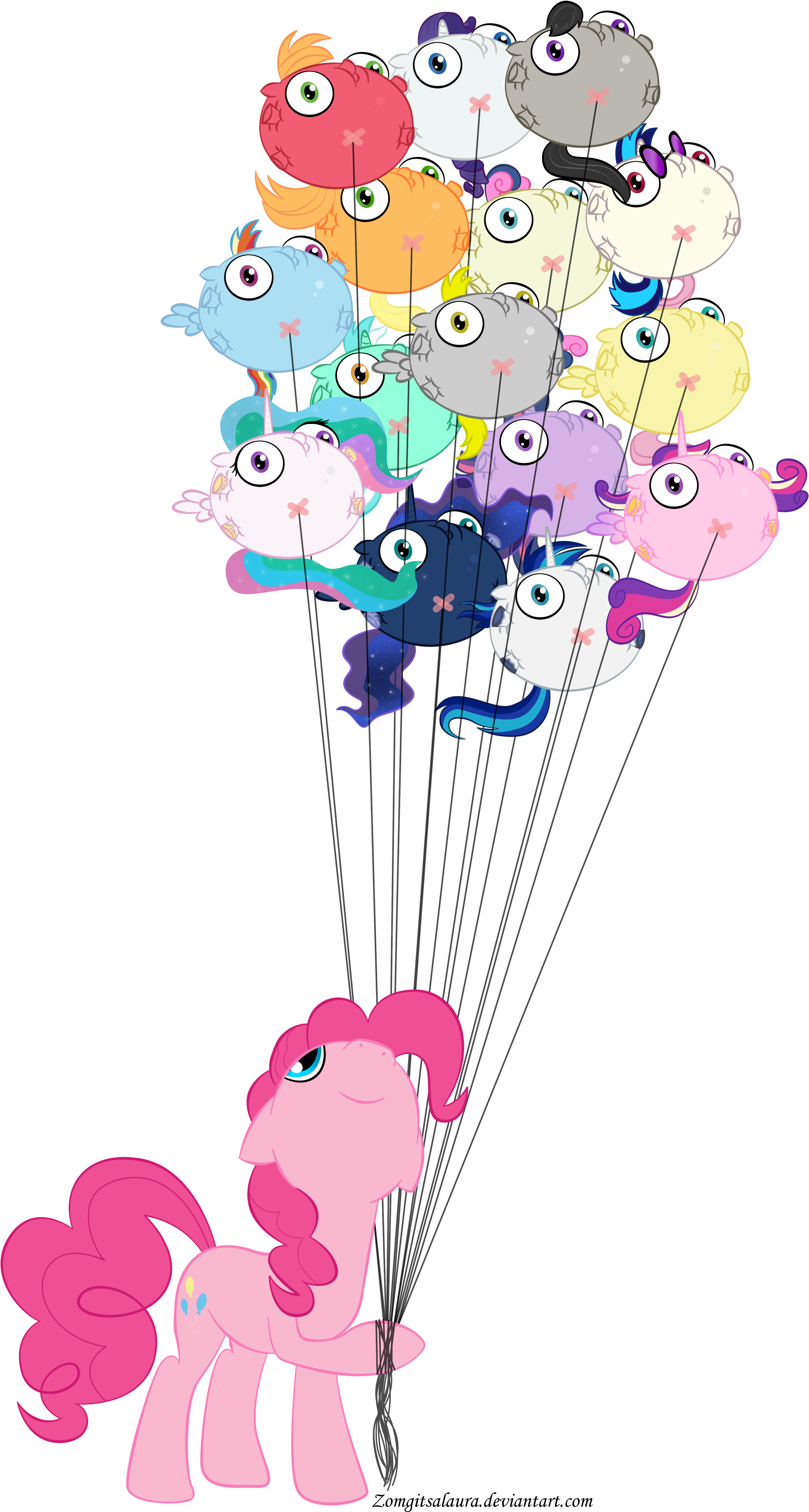 My Little Pony Clipart Balloon - My Little Pony Clipart Balloon (3344x6048)