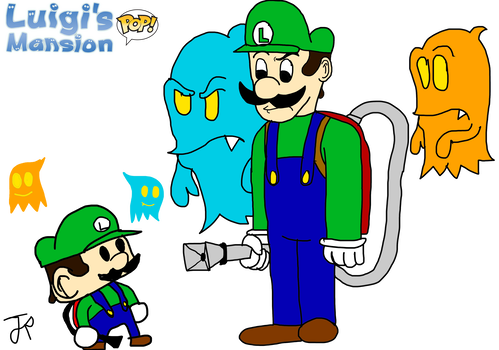 Gsvproductions 239 22 Luigi's Mansion Pop What By Mrjrock - Gsvproductions 239 22 Luigi's Mansion Pop What By Mrjrock (499x350)