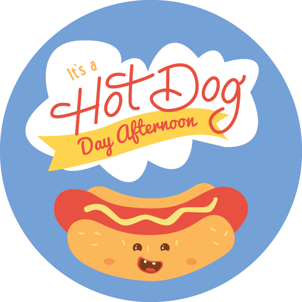 Hot Diggity Dog Leanne Padgett Graphic Stock - Hot Diggity Dog Leanne Padgett Graphic Stock (596x596)