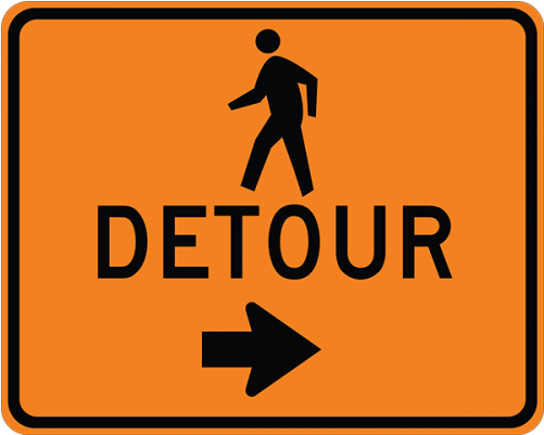 Pedestrian Detour - Pedestrian Detour (500x500)