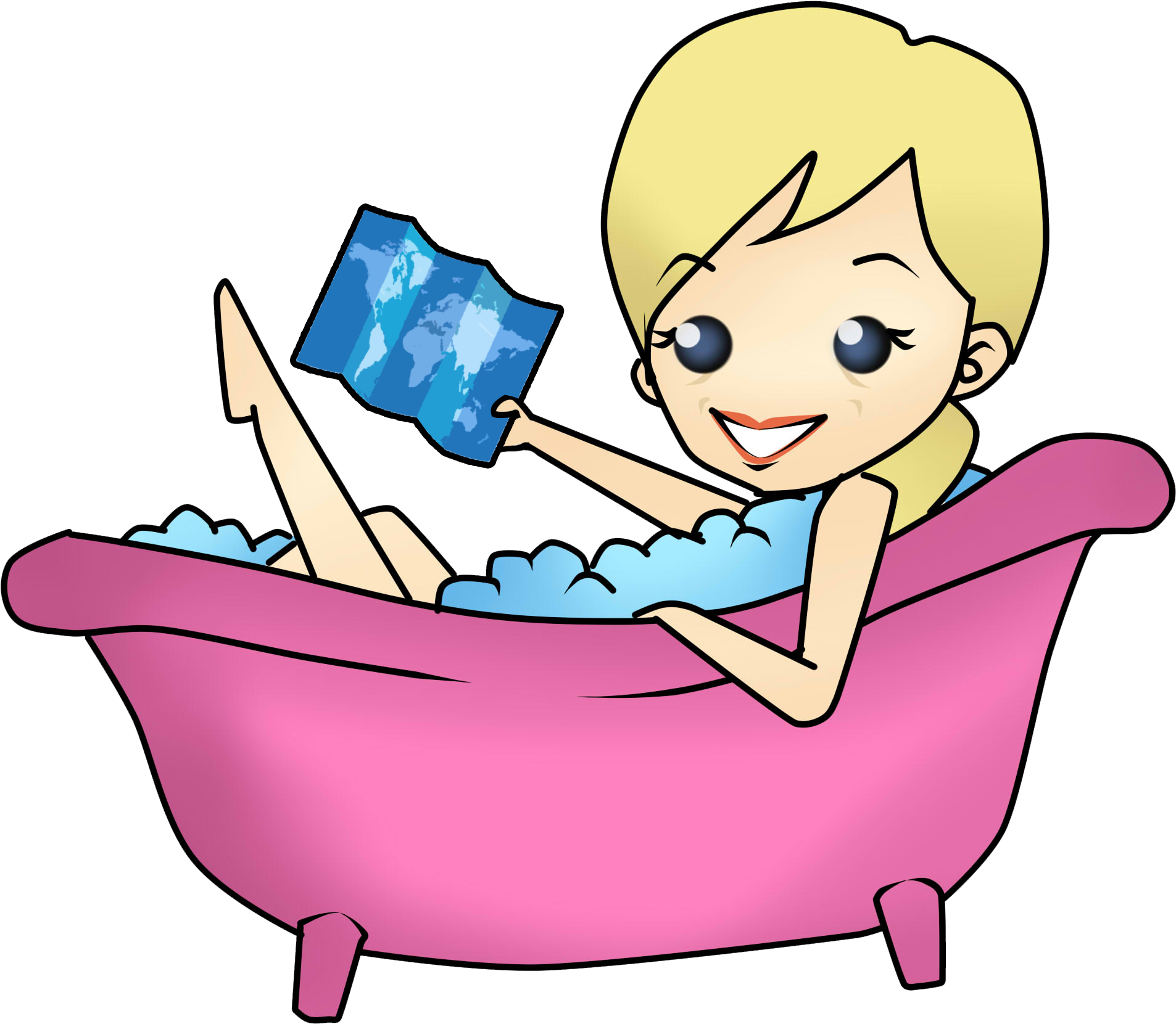 Blonde Brunettetravel In A Bathtub - Blonde Brunettetravel In A Bathtub (2003x1845)
