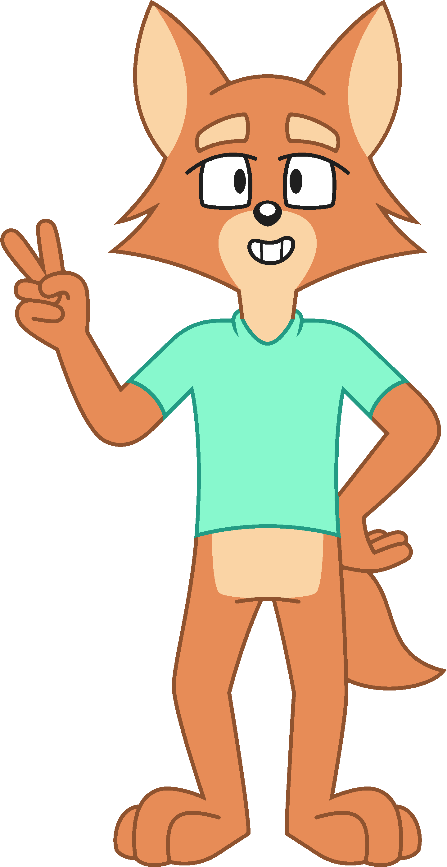 Fox Furry Png - Fox Furry Png (1695x3047)