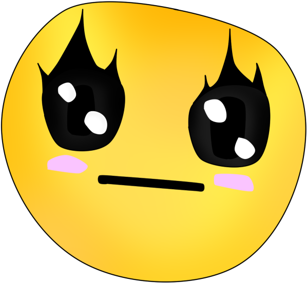 Emo Pokerface Smiley Vrs 2 By Inmoeview On Clipart - Emo Pokerface Smiley Vrs 2 By Inmoeview On Clipart (764x720)