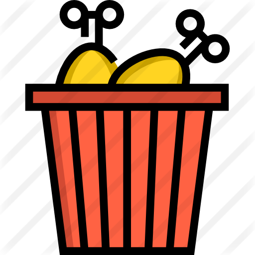 Chicken Bucket Free Icon - Chicken Bucket Free Icon (512x512)