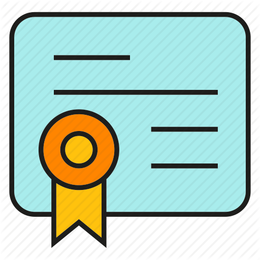 Certificate Clipart Credential - Certificate Clipart Credential (512x512)