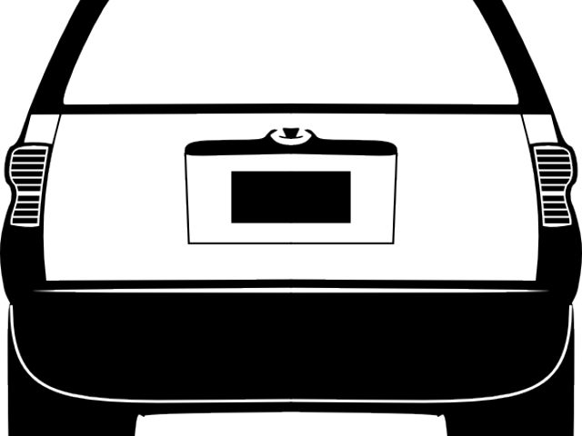 Rear Clipart Car Number Plate - Rear Clipart Car Number Plate (640x480)