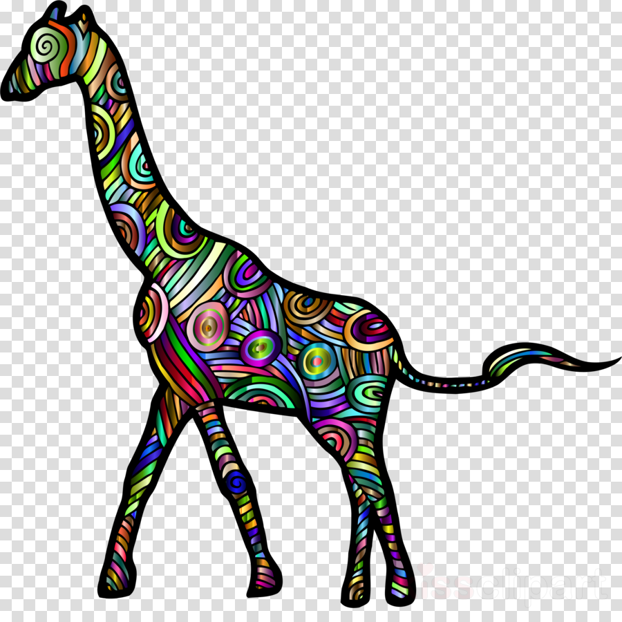 Giraffe Svg Clipart Okapi Clip Art - Giraffe Svg Clipart Okapi Clip Art (900x900)