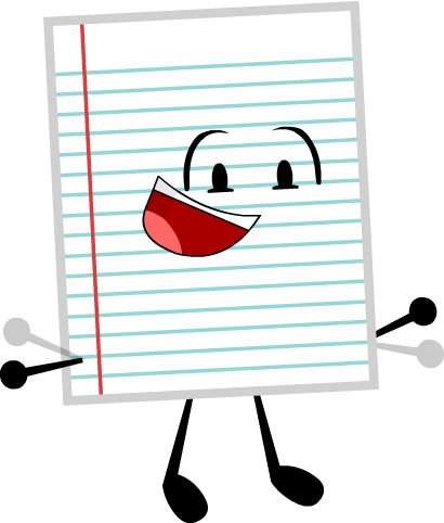 Png Notebook Paper - Png Notebook Paper (410x482)