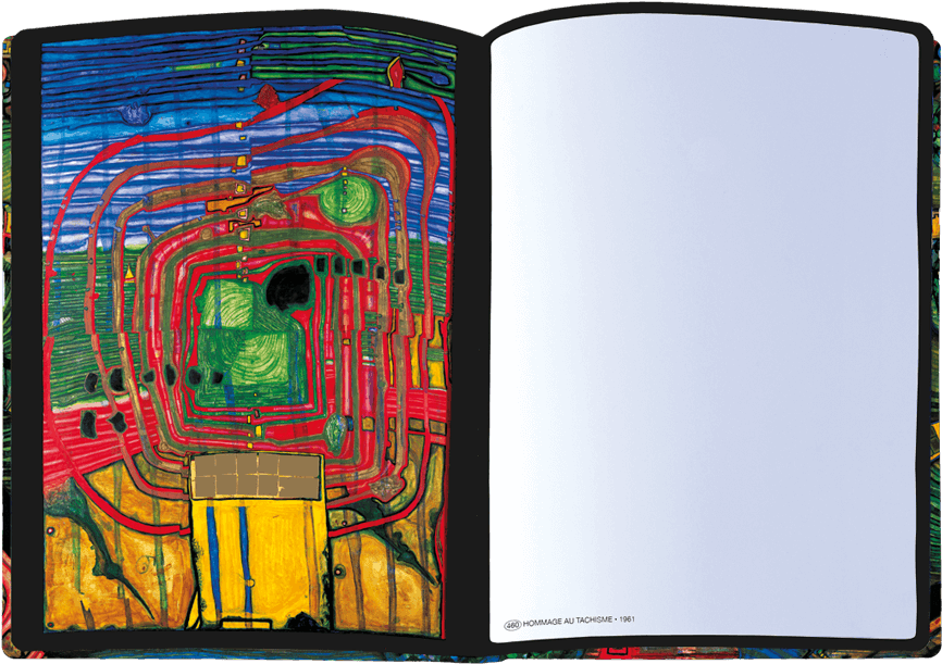 Hundertwasser Notebook - Hundertwasser Notebook (1000x734)