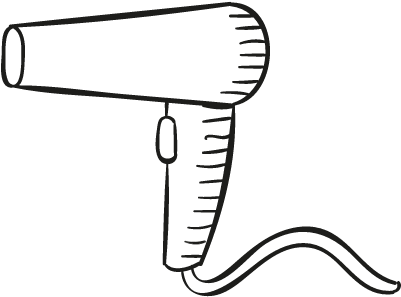 Blow Dryer Clipart Free Clipart - Blow Dryer Clipart Free Clipart (400x400)