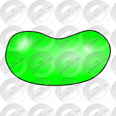 Jelly Bean Clipart Green - Jelly Bean Clipart Green (380x380)