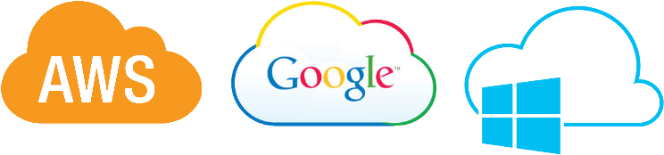 Amazon Web Services, Google Cloud, Microsoft Azure - Amazon Web Services, Google Cloud, Microsoft Azure (773x238)
