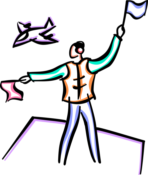 Vector Illustration Of Sending Information Signals - Vector Illustration Of Sending Information Signals (593x700)