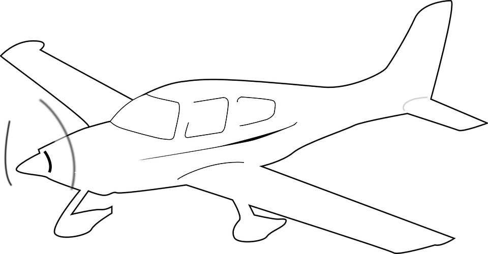 Drawn Airplane Light Aircraft - Drawn Airplane Light Aircraft (960x500)
