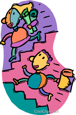 Late For A Meeting Royalty Free Vector Clip Art Illustration - Late For A Meeting Royalty Free Vector Clip Art Illustration (318x480)