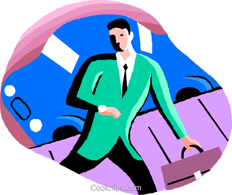 Businessman Late For A Meeting Royalty Free Vector - Businessman Late For A Meeting Royalty Free Vector (480x403)