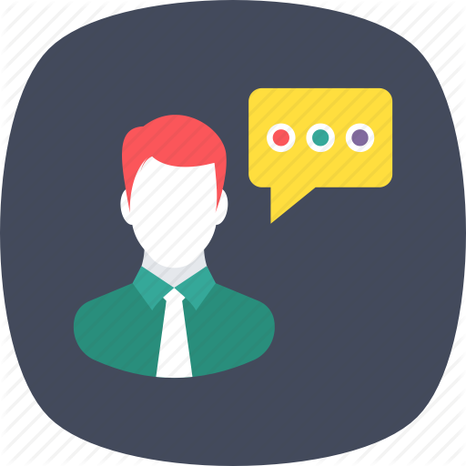 App By Vectors Market Male Consultant Speech - App By Vectors Market Male Consultant Speech (512x512)