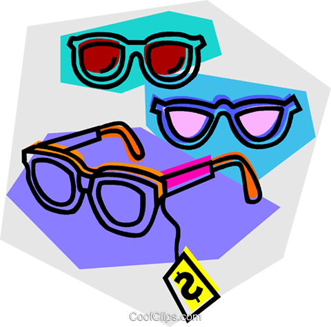 Glasses On Sale Royalty Free Vector Clip Art Illustration - Glasses On Sale Royalty Free Vector Clip Art Illustration (480x474)