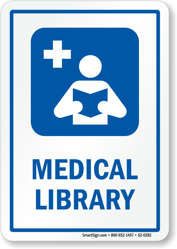 Library Hospital Sign Reading Medicine Books Symbol - Library Hospital Sign Reading Medicine Books Symbol (568x800)
