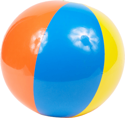 Beach Ball Plastic Transparent Png Stickpng - Beach Ball Plastic Transparent Png Stickpng (400x378)