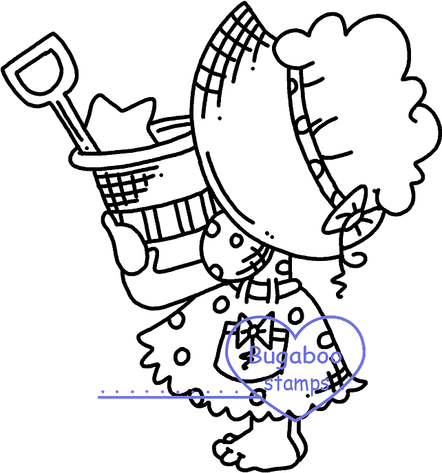 Beach Digi Stamps And Transparent Background - Beach Digi Stamps And Transparent Background (671x750)