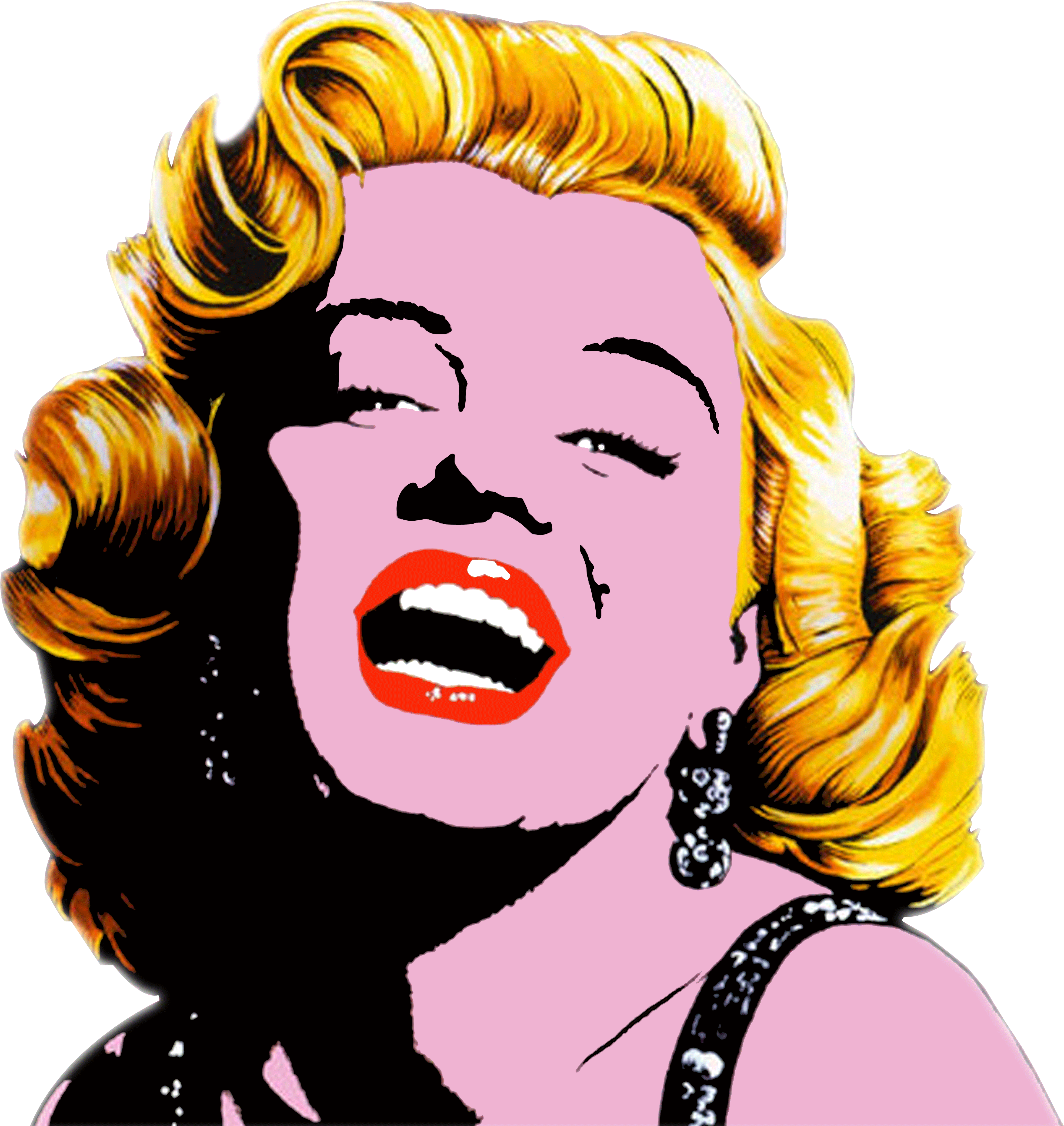 Marilyn Monroe Painting Canvas Pope Transprent Png - Marilyn Monroe Painting Canvas Pope Transprent Png (4528x4547)