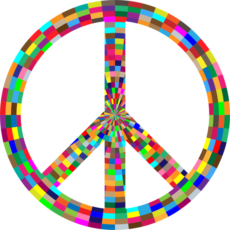 Peace Symbols Hippie Love - Peace Symbols Hippie Love (750x750)