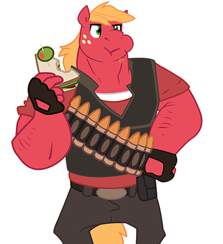 Big Macintosh As The Heavy - Big Macintosh As The Heavy (500x500)