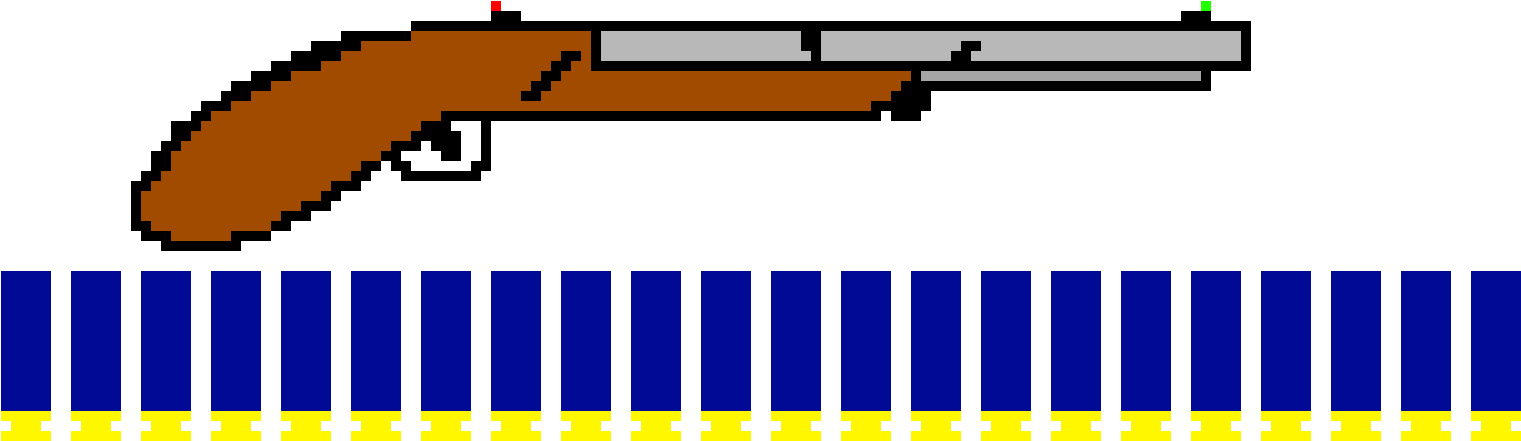 Double Barrel Shotgun W/ Shells - Double Barrel Shotgun W/ Shells (1600x500)