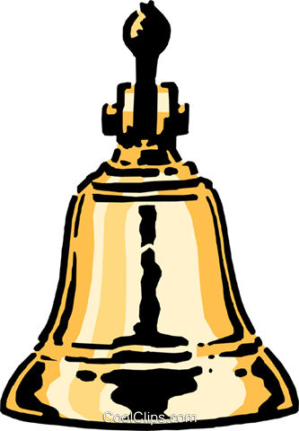Bell Clipart Brass - Bell Clipart Brass (333x480)