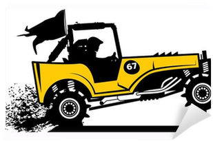 Off-road Buggy, Vector Illustration Wall Mural • Pixers® - Off-road Buggy, Vector Illustration Wall Mural • Pixers® (400x400)