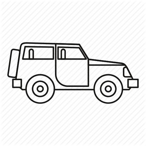 Car Icons Outline - Car Icons Outline (512x512)