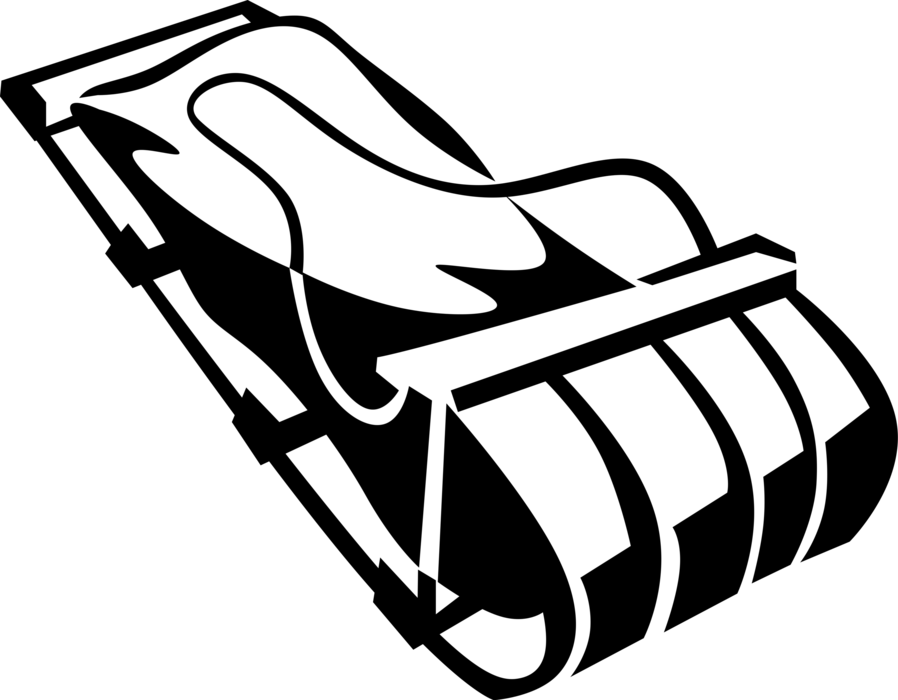 Sled Or Sleigh Toboggan - Sled Or Sleigh Toboggan (898x700)