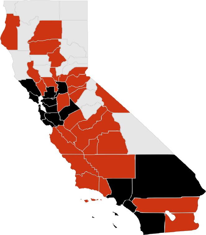 H1n1 California Map - H1n1 California Map (677x768)