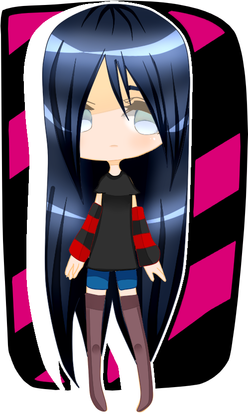 Emo Clipart Chibi - Emo Clipart Chibi (553x907)