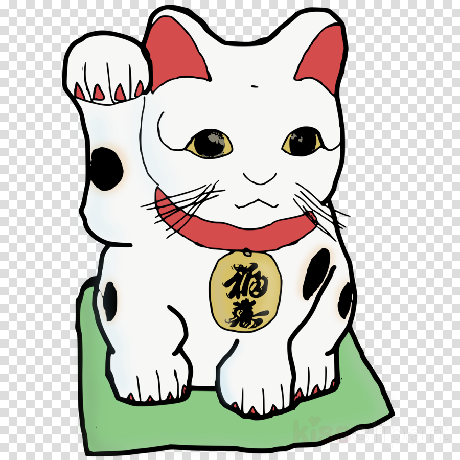Maneki Neko Clipart Maneki-neko Luck Clip Art - Maneki Neko Clipart Maneki-neko Luck Clip Art (900x900)