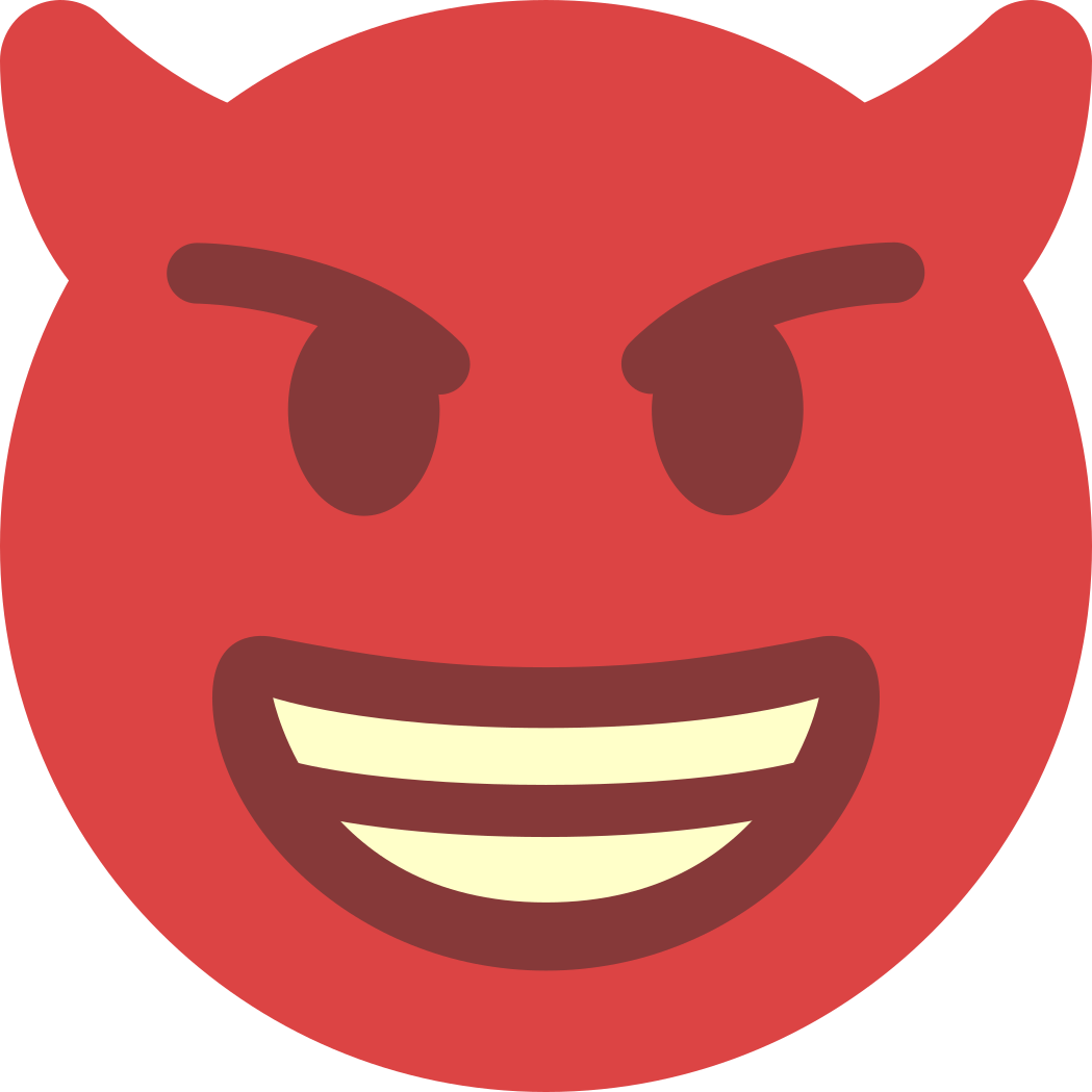 Satan Clipart Devil Emoji - Satan Clipart Devil Emoji (1049x1049)