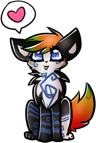 Single Character, With Outline And Color - Single Character, With Outline And Color (313x477)