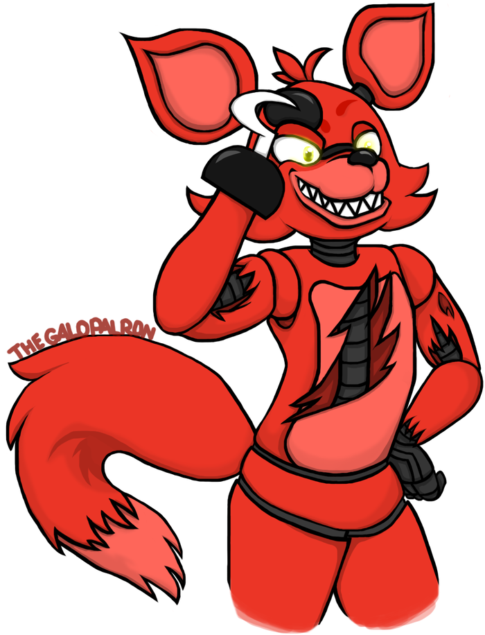 Foxy The Pirate By Ronsiturvy - Foxy The Pirate By Ronsiturvy (774x1032)