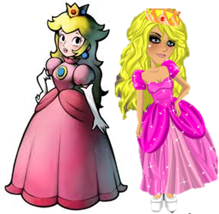Check Out Me As Princess Peach, Not Much Difference - Check Out Me As Princess Peach, Not Much Difference (793x729)