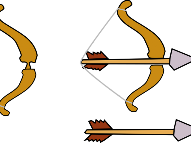 Weapon Clipart Bow Arrow - Weapon Clipart Bow Arrow (640x480)
